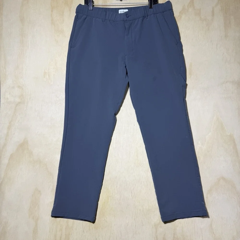 Goodfellow & Co Golf Pants Mens Large Gray Stretch Performance Casual Chinos